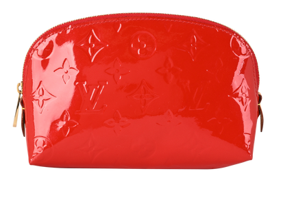 Louis Vuitton Cosmetic Pouch, &pound;320, Accessories, Red, Patent Leather, Front view